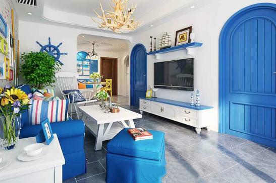 揭阳地中海别墅风格装修设计，在家体验异域风情
